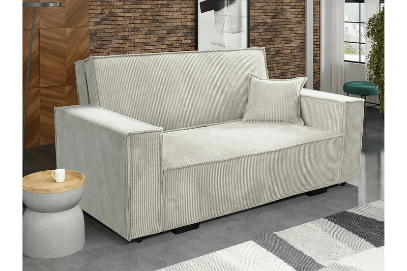 Denegal 2-sits Bäddsoffa beige - Möbler - Soffa - Bäddsoffa - 2 sits bäddsoffa