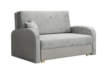 Denegal 2-sits Bäddsoffa Ljusgrå - Möbler - Soffa - Bäddsoffa - 2 sits bäddsoffa