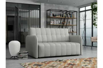 Denegal 2-sits Bäddsoffa Ljusgrå - Möbler - Soffa - Bäddsoffa - 2 sits bäddsoffa