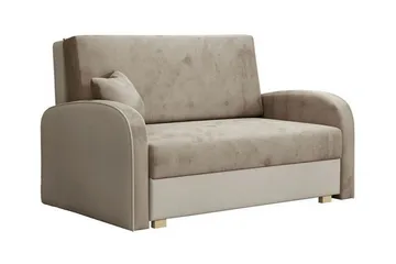 Denegal 2-sits Bäddsoffa NO_BRAND beige - Möbler - Soffa - Bäddsoffa - 2 sits bäddsoffa