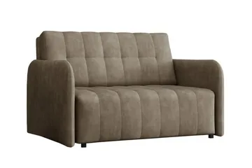 Denegal 2-sits Bäddsoffa NO_BRAND Brown - Möbler - Soffa - Bäddsoffa - 2 sits bäddsoffa