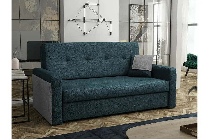 Denegal 2-sits Bäddsoffa NO_BRAND Dark blue - Möbler - Soffa - Bäddsoffa - 2 sits bäddsoffa
