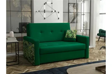 Denegal 2-sits Bäddsoffa NO_BRAND Dark green - Möbler - Soffa - Bäddsoffa - 2 sits bäddsoffa