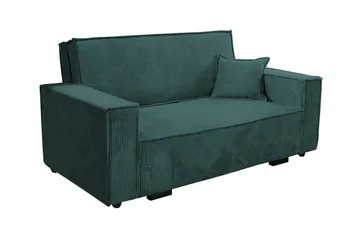 Denegal 2-sits Bäddsoffa NO_BRAND Dark Green/Blue - Möbler - Soffa - Bäddsoffa - 2 sits bäddsoffa