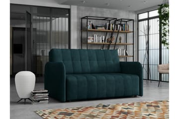 Denegal 2-sits Bäddsoffa NO_BRAND Dark Green/Blue - Möbler - Soffa - Bäddsoffa - 2 sits bäddsoffa
