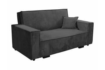 Denegal 2-sits Bäddsoffa NO_BRAND Dark grey - Möbler - Soffa - Bäddsoffa - 2 sits bäddsoffa