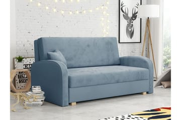 Denegal 2-sits Bäddsoffa NO_BRAND Light Blue/Dark Blue - Möbler - Soffa - Bäddsoffa - 2 sits bäddsoffa