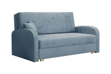 Denegal 2-sits Bäddsoffa NO_BRAND Light Blue/Dark Blue - Möbler - Soffa - Bäddsoffa - 2 sits bäddsoffa