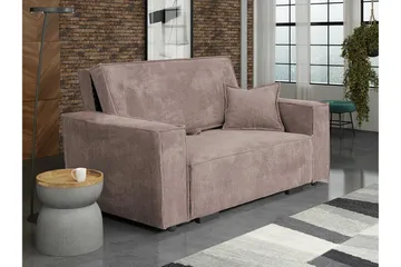 Denegal 2-sits Bäddsoffa NO_BRAND Light brown - Möbler - Soffa - Bäddsoffa - 2 sits bäddsoffa