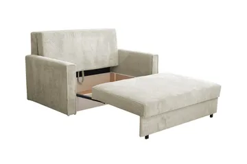 Denegal 2-sits liten bäddsoffa i Manchester - Beige - Möbler - Soffa - Bäddsoffa - 2 sits bäddsoffa