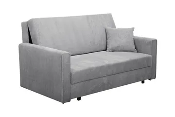 Denegal 2-sits liten bäddsoffa i Manchester - Grå - Möbler - Soffa - Bäddsoffa - 2 sits bäddsoffa