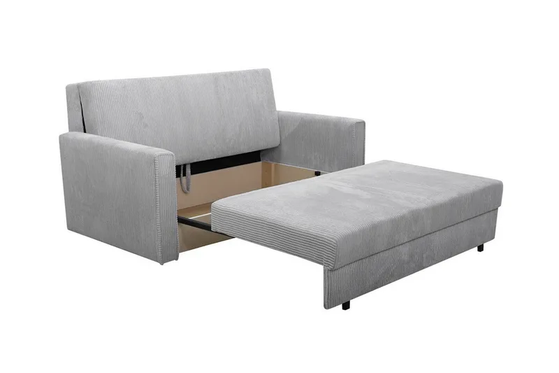 Denegal 2-sits liten bäddsoffa i Manchester - Grå - Möbler - Soffa - Bäddsoffa - 2 sits bäddsoffa