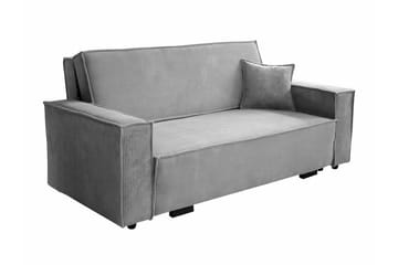 Denegal 2-sits liten bäddsoffa i Manchester - Grå - Möbler - Soffa - Bäddsoffa - 2 sits bäddsoffa
