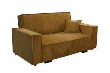Denegal 2-sits liten bäddsoffa i Manchester - Gul - Möbler - Soffa - Bäddsoffa - 2 sits bäddsoffa