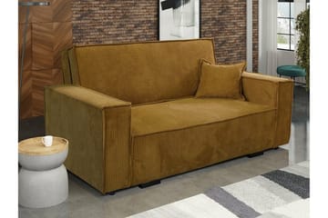 Denegal 2-sits liten bäddsoffa i Manchester - Gul - Möbler - Soffa - Bäddsoffa - 2 sits bäddsoffa