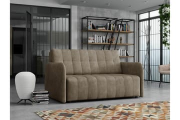 Denegal 2-sits liten bäddsoffa i Mocka - Brun - Möbler - Soffa - Bäddsoffa - 2 sits bäddsoffa