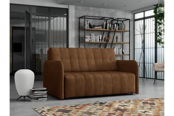 Denegal 2-sits liten bäddsoffa i Mocka - Brun - Möbler - Soffa - Bäddsoffa - 2 sits bäddsoffa