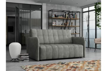 Denegal 2-sits liten bäddsoffa i Mocka - Grå - Möbler - Soffa - Bäddsoffa - 2 sits bäddsoffa
