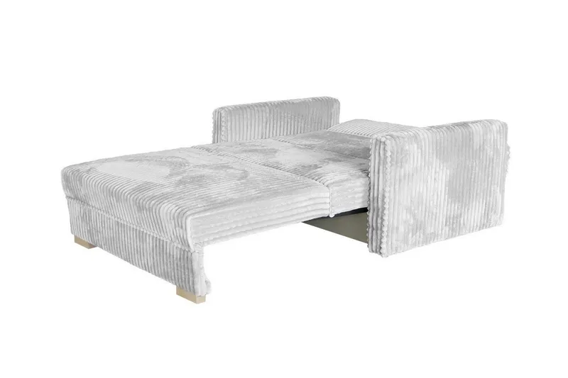 Denegal 2-sits liten bäddsoffa i Sammet - Grå - Möbler - Soffa - Bäddsoffa - 2 sits bäddsoffa