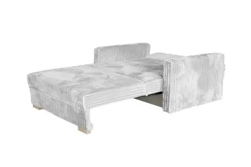 Denegal 2-sits liten bäddsoffa i Sammet - Grå - Möbler - Soffa - Bäddsoffa - 2 sits bäddsoffa