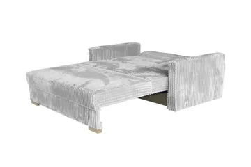 Denegal 2-sits liten bäddsoffa i Sammet - Grå - Möbler - Soffa - Bäddsoffa - 2 sits bäddsoffa