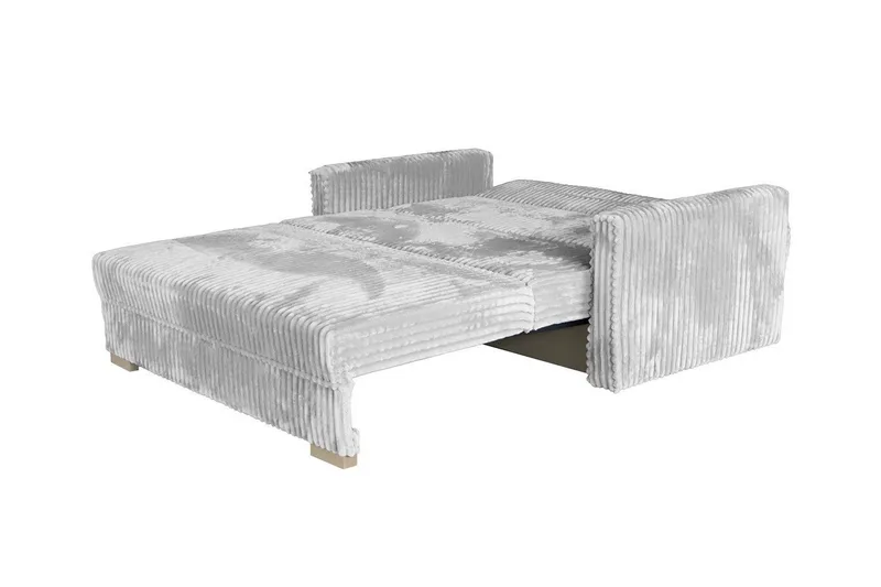 Denegal 2-sits liten bäddsoffa i Sammet - Grå - Möbler - Soffa - Bäddsoffa - 2 sits bäddsoffa