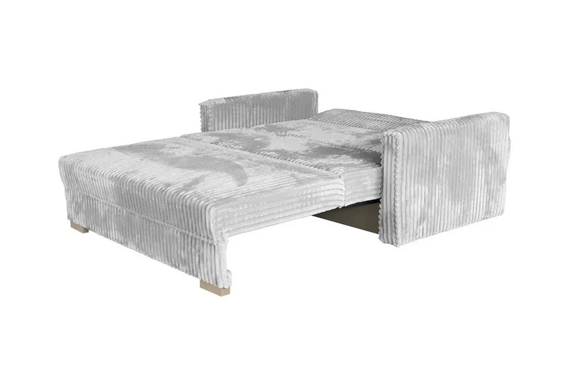 Denegal 2-sits liten bäddsoffa i Sammet - Grå - Möbler - Soffa - Bäddsoffa - 2 sits bäddsoffa