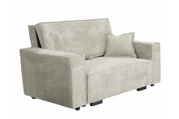 Denegal 2-sits liten bäddsoffa i Tyg - Beige - Möbler - Soffa - Bäddsoffa - 2 sits bäddsoffa