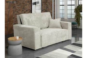 Denegal 2-sits liten bäddsoffa i Tyg - Beige - Möbler - Soffa - Bäddsoffa - 2 sits bäddsoffa