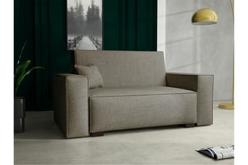 Denegal 2-sits liten bäddsoffa i Tyg - Beige - Möbler - Soffa - Bäddsoffa - 2 sits bäddsoffa