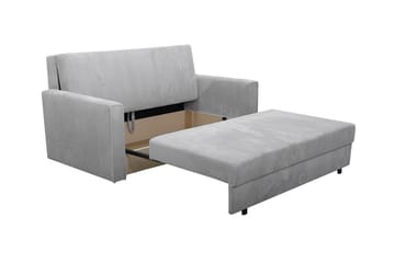 Denegal 2-sits liten bäddsoffa i Tyg - Beige - Möbler - Soffa - Bäddsoffa - 2 sits bäddsoffa