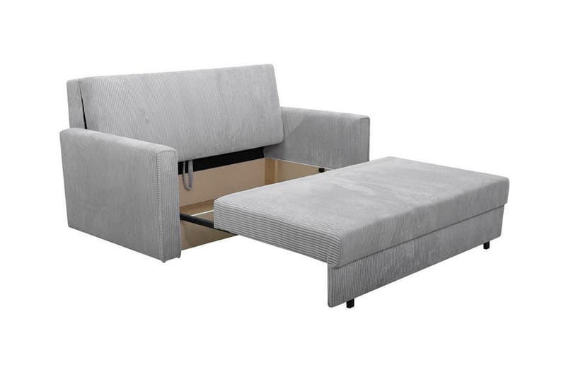 Denegal 2-sits liten bäddsoffa i Tyg - Beige - Möbler - Soffa - Bäddsoffa - 2 sits bäddsoffa