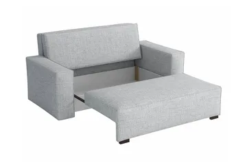 Denegal 2-sits liten bäddsoffa i Tyg - Beige - Möbler - Soffa - Bäddsoffa - 2 sits bäddsoffa
