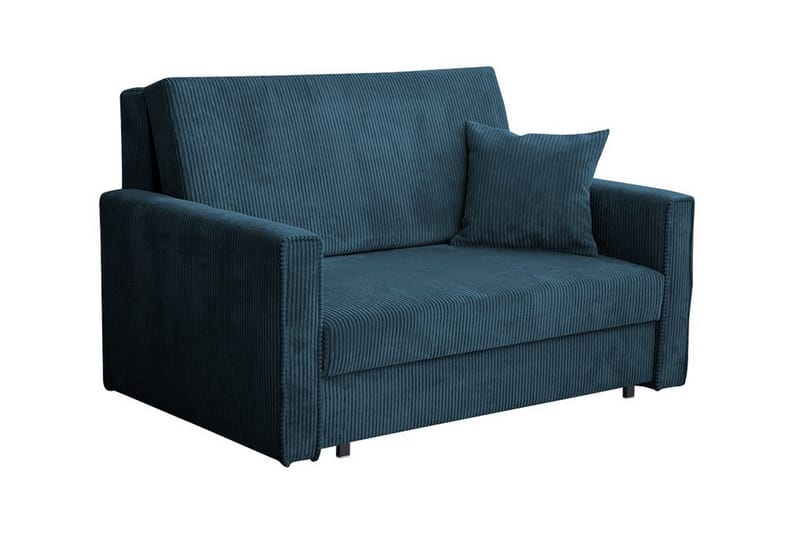 Denegal 2-sits liten bäddsoffa i Tyg, Blå