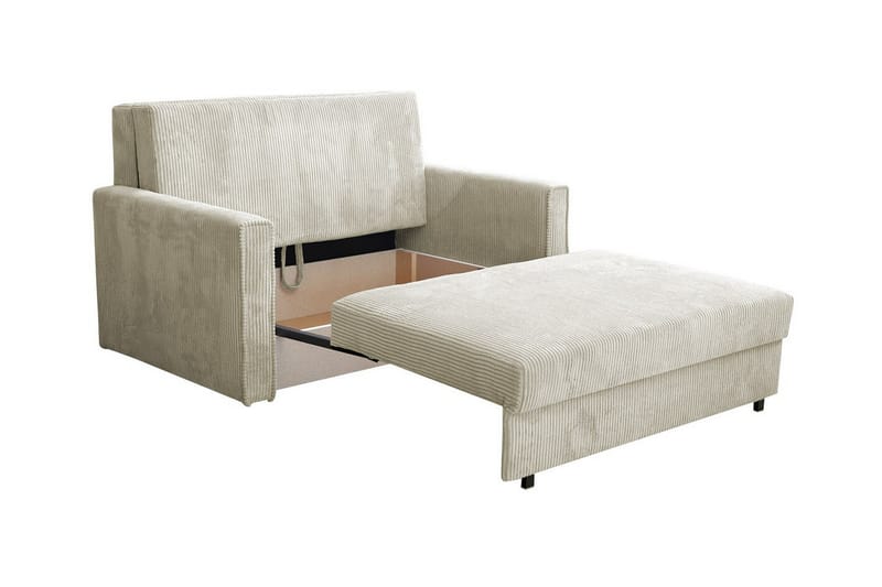 Denegal 2-sits liten bäddsoffa i Tyg - Blå - Möbler - Soffa - Bäddsoffa - 2 sits bäddsoffa