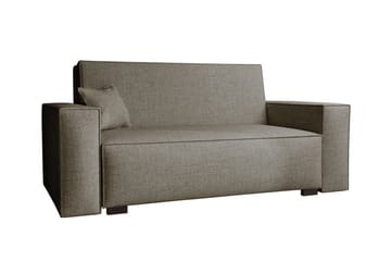 Denegal 2-sits liten bäddsoffa i Tyg - Brun , Beige - Möbler - Soffa - Bäddsoffa - 2 sits bäddsoffa