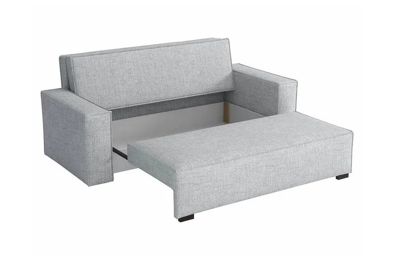 Denegal 2-sits liten bäddsoffa i Tyg - Brun , Beige - Möbler - Soffa - Bäddsoffa - 2 sits bäddsoffa