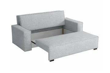 Denegal 2-sits liten bäddsoffa i Tyg - Brun , Beige - Möbler - Soffa - Bäddsoffa - 2 sits bäddsoffa