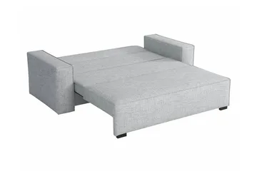 Denegal 2-sits liten bäddsoffa i Tyg - Grå , Blå - Möbler - Soffa - Bäddsoffa - 2 sits bäddsoffa
