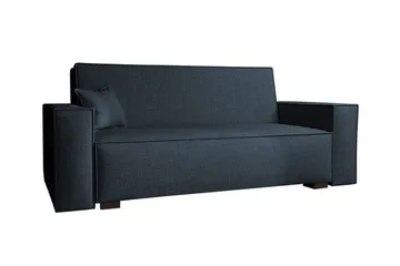 Denegal 2-sits liten bäddsoffa i Tyg - Grå , Blå - Möbler - Soffa - Bäddsoffa - 2 sits bäddsoffa