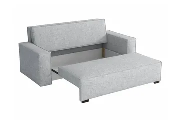 Denegal 2-sits liten bäddsoffa i Tyg - Grå , Blå - Möbler - Soffa - Bäddsoffa - 2 sits bäddsoffa