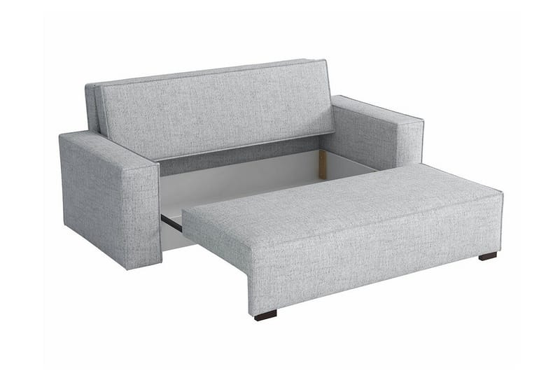 Denegal 2-sits liten bäddsoffa i Tyg - Grå , Blå - Möbler - Soffa - Bäddsoffa - 2 sits bäddsoffa