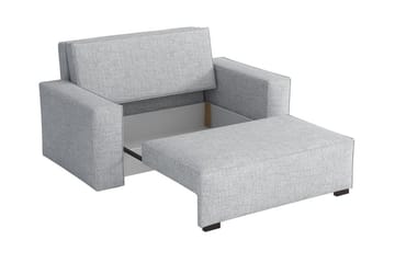 Denegal 2-sits liten bäddsoffa i Tyg - Grå - Möbler - Soffa - Bäddsoffa - 2 sits bäddsoffa
