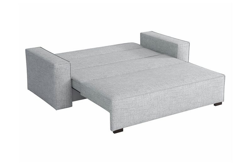 Denegal 2-sits liten bäddsoffa i Tyg - Grå - Möbler - Soffa - Bäddsoffa - 2 sits bäddsoffa