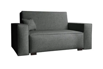 Denegal 2-sits liten bäddsoffa i Tyg - Grå - Möbler - Soffa - Bäddsoffa - 2 sits bäddsoffa
