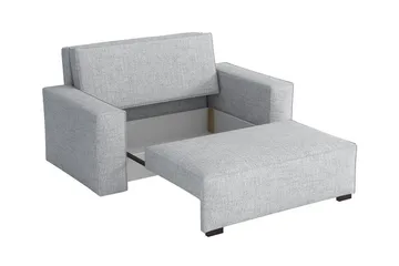Denegal 2-sits liten bäddsoffa i Tyg - Grå - Möbler - Soffa - Bäddsoffa - 2 sits bäddsoffa