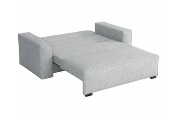Denegal 2-sits liten bäddsoffa i Tyg - Grå - Möbler - Soffa - Bäddsoffa - 2 sits bäddsoffa