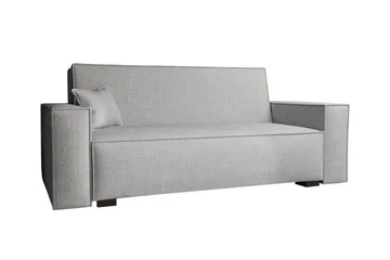 Denegal 2-sits liten bäddsoffa i Tyg - Grå - Möbler - Soffa - Bäddsoffa - 2 sits bäddsoffa