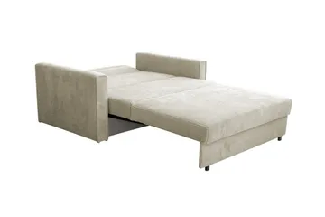 Denegal 2-sits liten bäddsoffa i Tyg - Grå - Möbler - Soffa - Bäddsoffa - 2 sits bäddsoffa