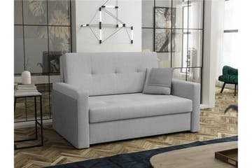 Denegal 2-sits liten bäddsoffa i Tyg - Grå - Möbler - Soffa - Bäddsoffa - 2 sits bäddsoffa